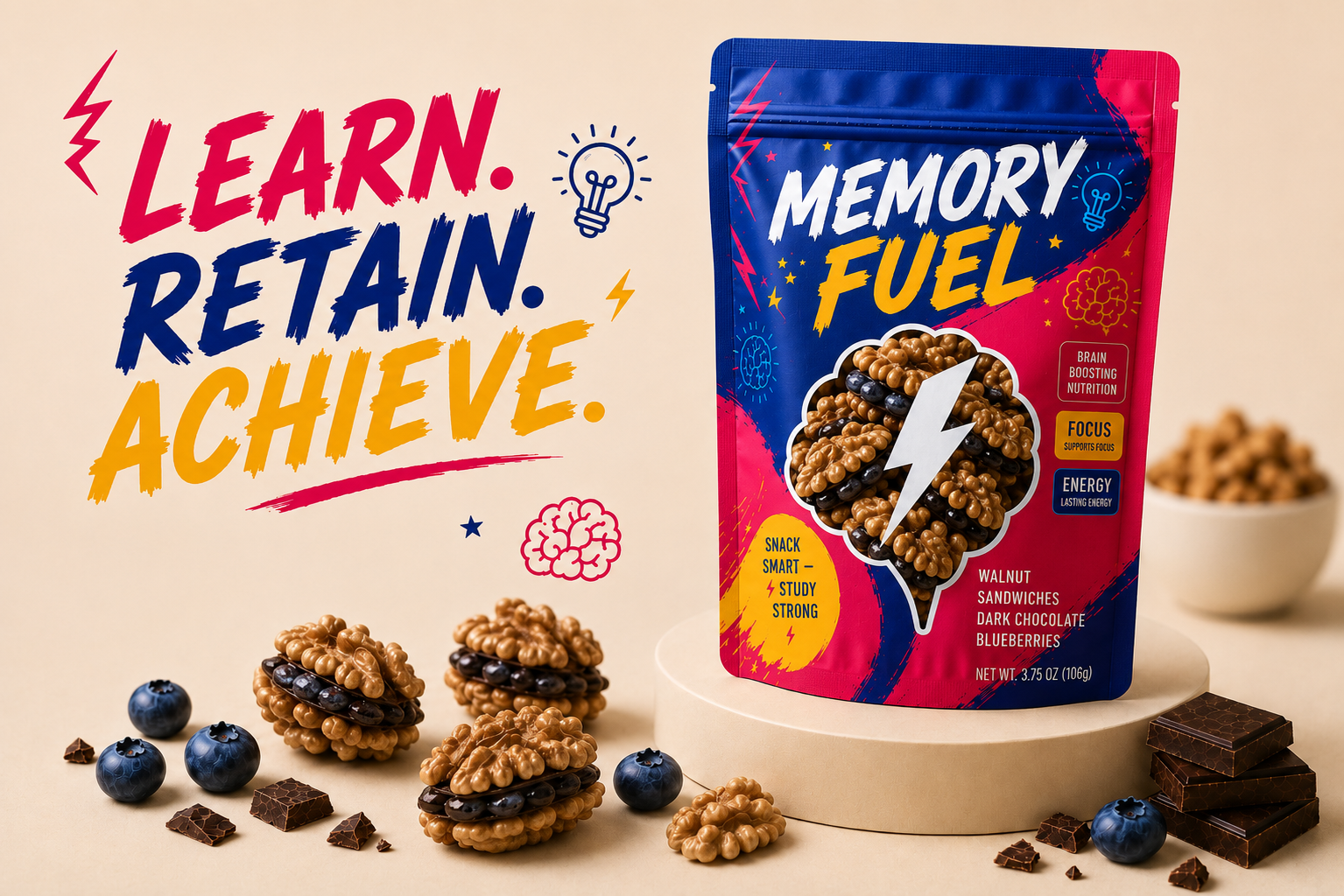 Memory Fuel study snack hero